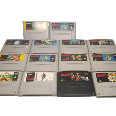 Pack videojuegos variados SNES